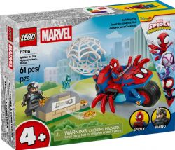 LEGO MARVEL - SPIDER-MAN SUR SA MOTO CONTRE RHINO #11206 (0126)